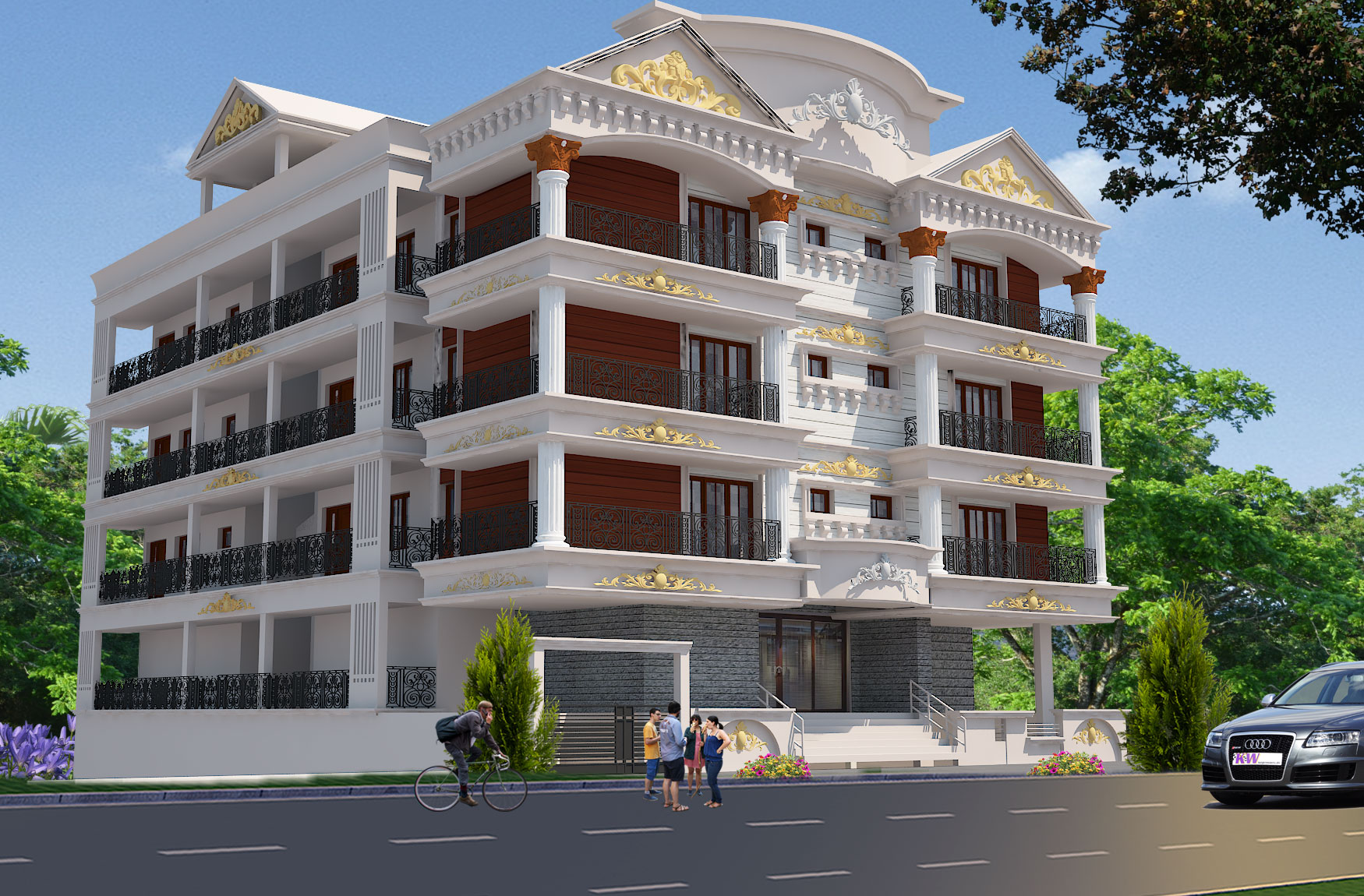 Commercial cum Residential Building Construction in Mysore